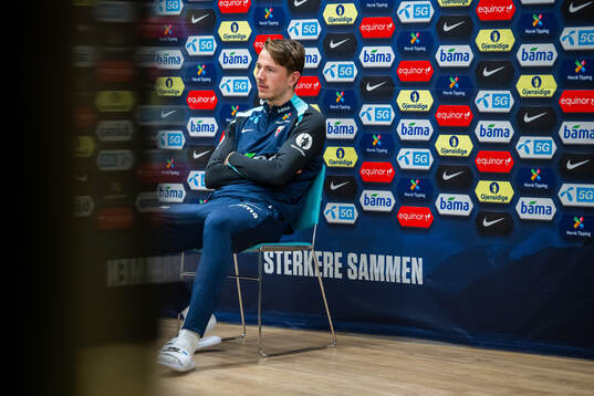 Sander Berge of the Norwegian national football team