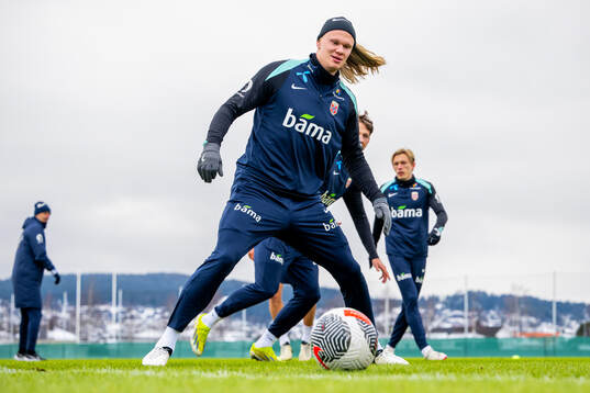 Erling Braut Haaland of the Norwegian national football team