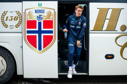 Martin Ødegaard of the Norwegian national football team