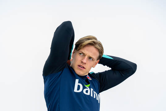 Jesper Daland of the Norwegian national football team
