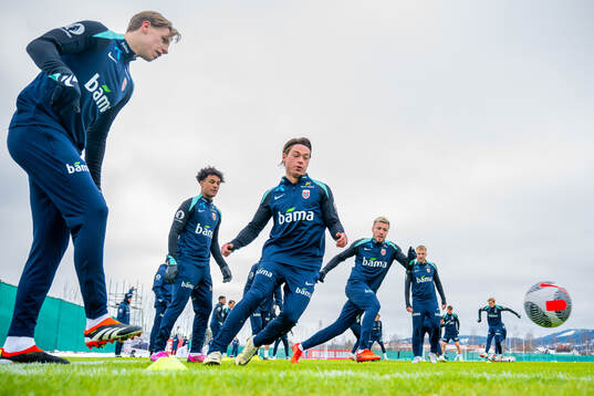 Jesper Daland and Patrick Berg of the Norwegian national
