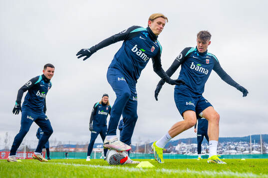 Hugo Vetlesen, Marcus Holmgren Pedersen and Jørgen Strand