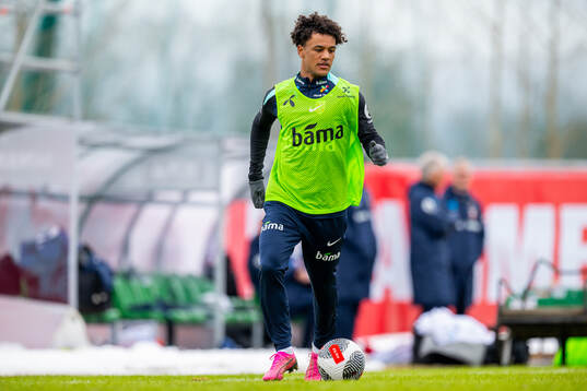 Oscar Bobb of the Norwegian national football team