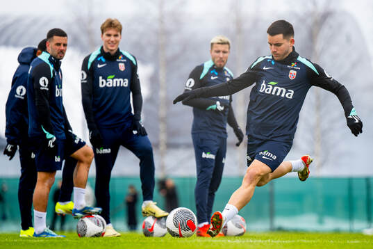 Hugo Vetlesen of the Norwegian national football team