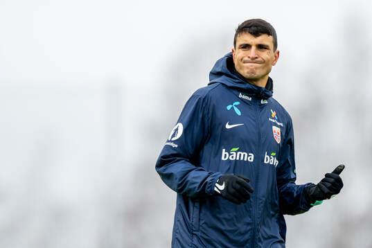 Mohamed Elyounoussi of the Norwegian national football team
