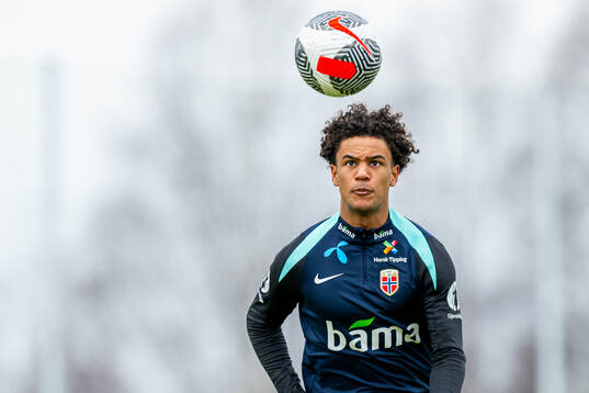 Oscar Bobb of the Norwegian national football team