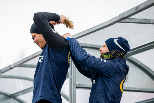 Erling Braut Haaland and Bjørn Vidar Stenersen, fitness