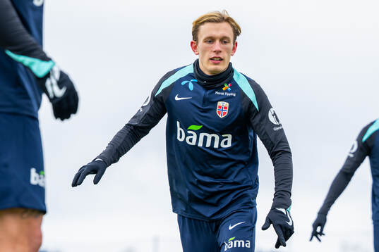 Marcus Holmgren Pedersen of the Norwegian national football