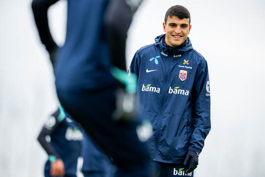 Mohamed Elyounoussi of the Norwegian national football team