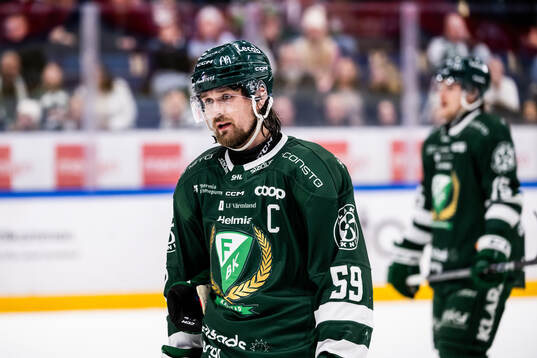 Färjestads Linus Johansson deppar