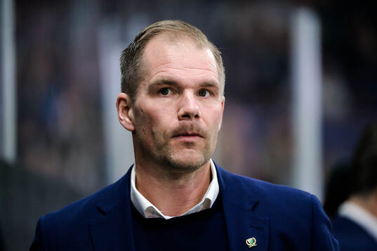 Färjestads tränare Thomas Mitell