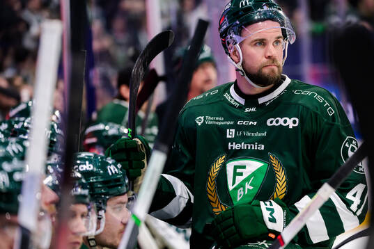 Färjestads Henrik Björklund deppar