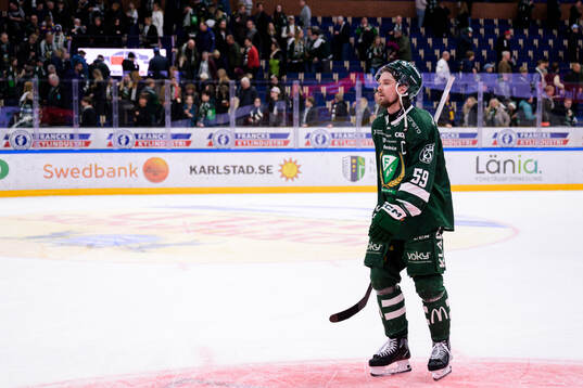 Färjestads Linus Johansson deppar