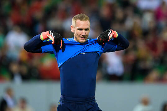 Goalkeeper Robin Olsen of Sweden