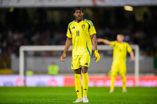 Anthony Elanga of Sweden