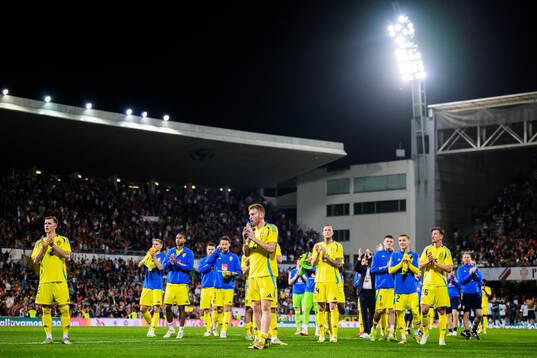Dejan Kulusevski of Sweden looks dejected