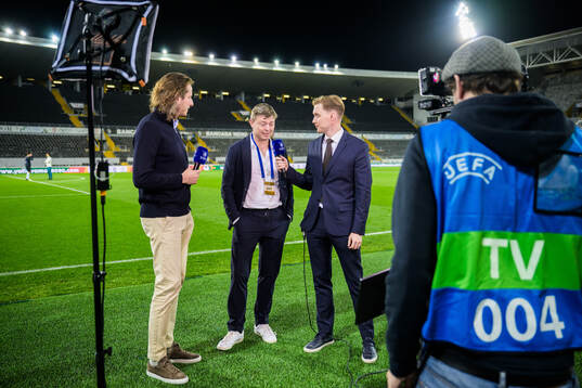 Head coach Jon Dahl Tomasson of Sweden in the Viaplay