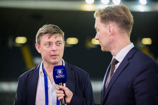 Head coach Jon Dahl Tomasson of Sweden in the Viaplay