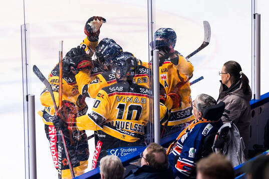 Luleås spelare jublar