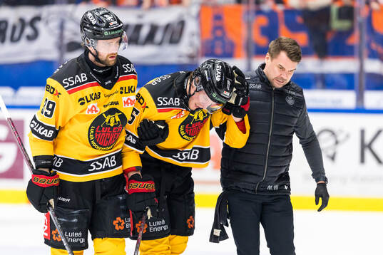 Luleås Marcus Hardegård utgår skadad