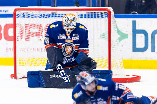 Växjös målvakt Emil Larmi