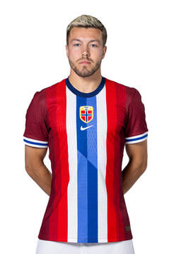Fredrik André Bjørkan of the Norwegian national football