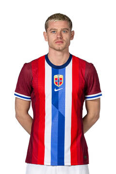 Julian Ryerson of the Norwegian national football team