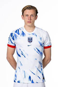 Marcus Holmgren Pedersen of the Norwegian national football