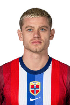 Julian Ryerson of the Norwegian national football team