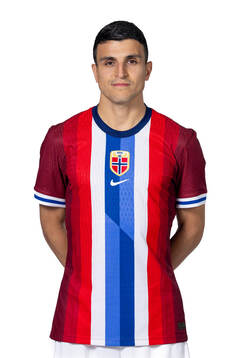 Mohamed Elyounoussi of the Norwegian national football team