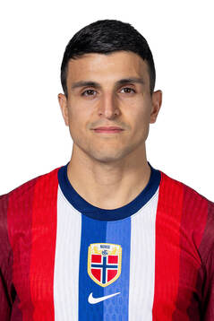 Mohamed Elyounoussi of the Norwegian national football team