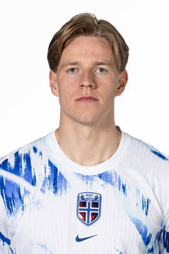 Jesper Daland of the Norwegian national football team poses