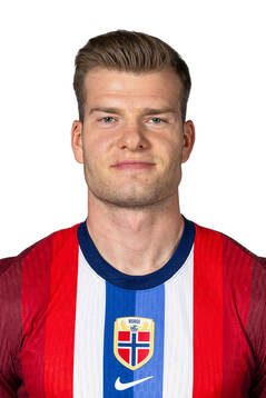 Alexander Sørloth of the Norwegian national football team