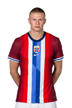 Erling Braut Haaland of the Norwegian national football