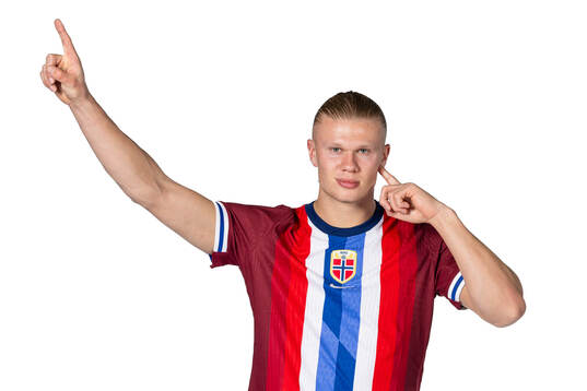 Erling Braut Haaland of the Norwegian national football