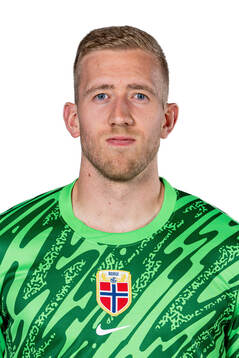 Goalkeeper Egil Selvik of the Norwegian national football