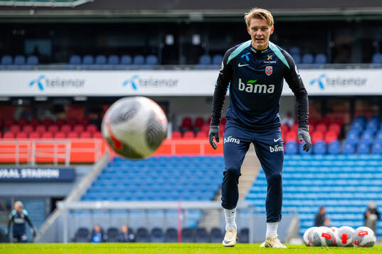 Martin Ødegaard of the Norwegian national football team