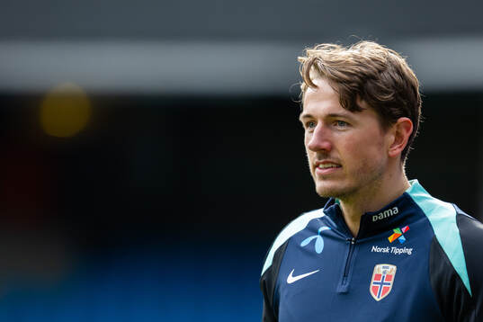 Sander Berge of the Norwegian national football team