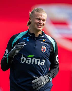 Erling Braut Haaland of the Norwegian national football team