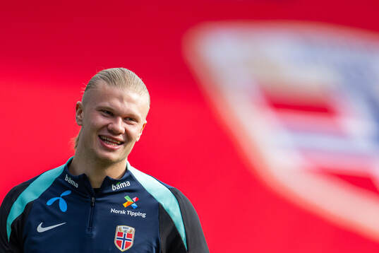 Erling Braut Haaland of the Norwegian national football team