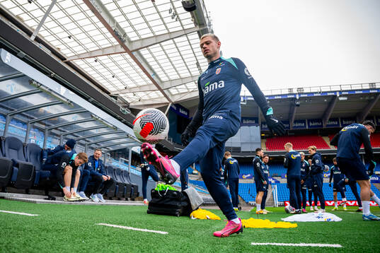 Julian Ryerson of the Norwegian national football team