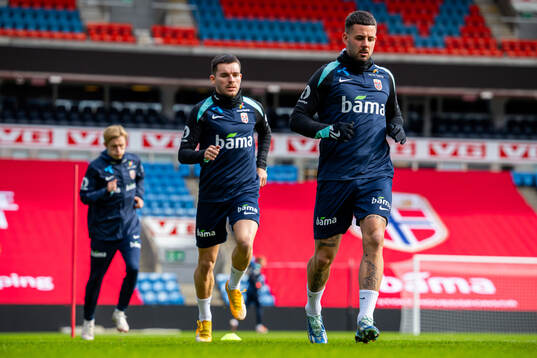 Aron Dønnum of the Norwegian national football team