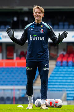Martin Ødegaard of the Norwegian national football team