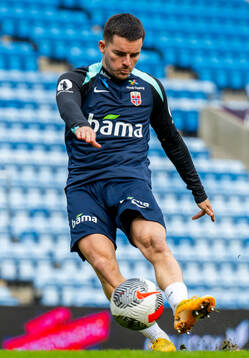 Hugo Vetlesen of the Norwegian national football team