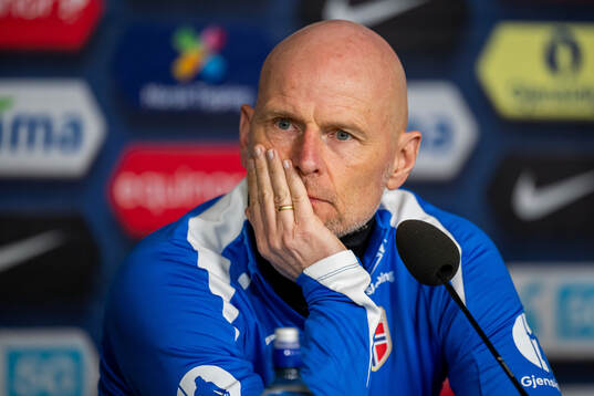 Ståle Solbakken, head coach of the Norwegian national