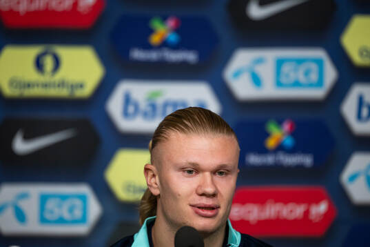 Erling Braut Haaland of the Norwegian national football team