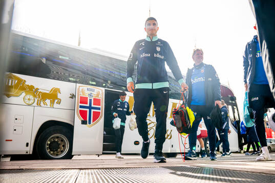 Mohamed Elyounoussi of the Norwegian national football team