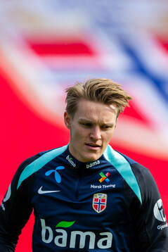 Martin Ødegaard of the Norwegian national football team