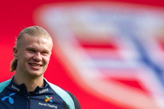 Erling Braut Haaland of the Norwegian national football team
