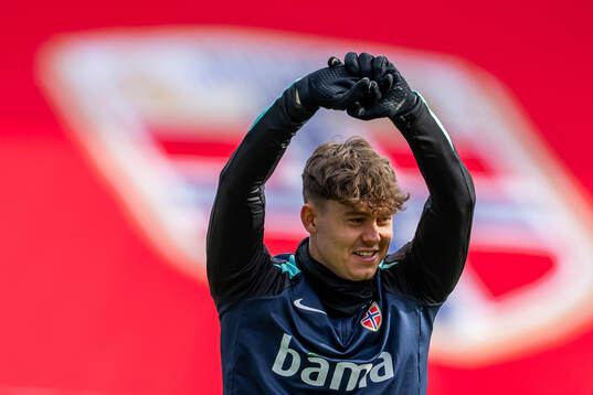Jørgen Strand Larsen of the Norwegian national football
